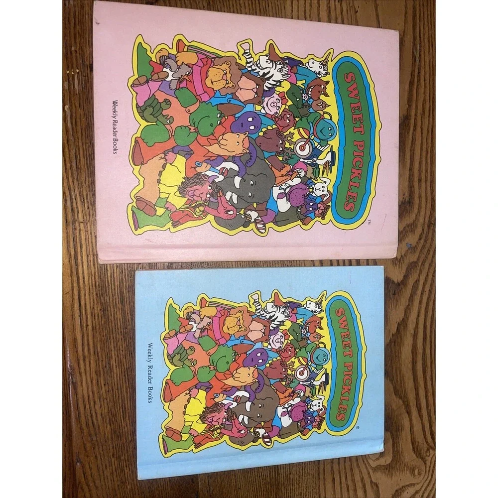 Sweet Pickles 2 Hard Cover‎ Book Lot Moody Moose & Lion Down In Dumps